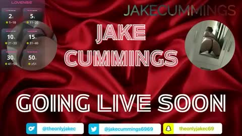 Snapshot of jakecummings69 chatting on June 7, 7:28 pm Jake Cummings online show from June 7, 7:28 pm