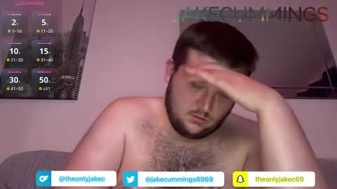 Snapshot of jakecummings69 chatting on July 5, 9:11 pm Jake Cummings online show from July 5, 9:11 pm
