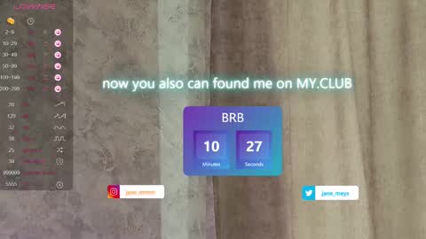 Snapshot of jane_meys chatting on March 10, 11:21 am your kitty JANE roawww online show from March 10, 11:21 am