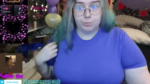 Snapshot of jannet_star chatting on February 16, 4:21 pm Jannet online show from February 16, 4:21 pm