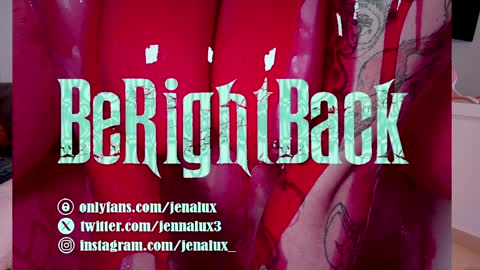 Snapshot of jenalux_ chatting on January 15, 1:45 am Jennalux online show from January 15, 1:45 am