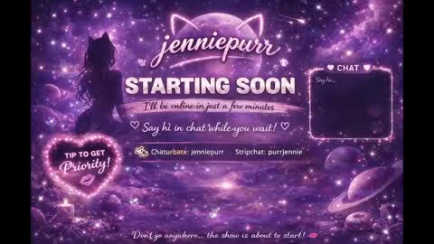 Snapshot of jenniepurr chatting on June 2, 5:15 pm Jennie online show from June 2, 5:15 pm