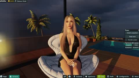Snapshot of julietha_delicious chatting on April 9, 4:12 am julietha online show from April 9, 4:12 am