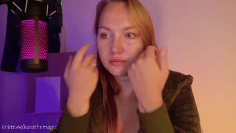 Snapshot of karathemagic chatting on October 3, 8:55 am I am here around 5am GMT karathemagic online show from October 3, 8:55 am