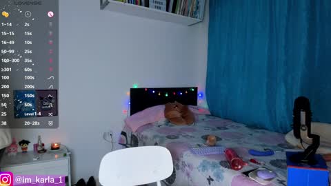 Snapshot of karla__1 chatting on January 12, 5:45 am Ill be on at sunday see u Lynn Could u help me to reach 100 Thmbs upp plssss Independent girl 3 online show from January 12, 5:45 am