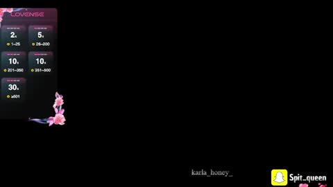 Snapshot of karla_honey_ chatting on June 10, 2:16 pm Karla online show from June 10, 2:16 pm
