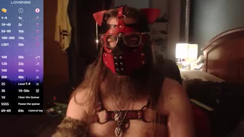 kinkywolf87 online show from April 23, 1:40 am