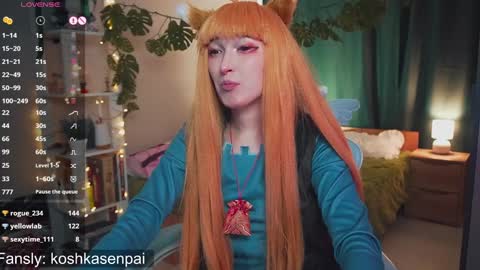 koshkasenpai online show from February 2, 7:09 am