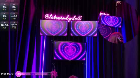 Snapshot of latexrubydoll chatting on November 21, 7:51 am Latex Ruby online show from November 21, 7:51 am