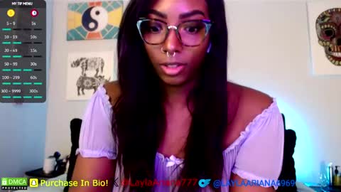 Snapshot of laylaariana69 chatting on April 21, 2:26 am LaylaAriana online show from April 21, 2:26 am