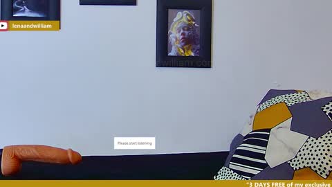 Snapshot of lenaandwilliam chatting on February 1, 7:02 pm Lenaandwilliam online show from February 1, 7:02 pm