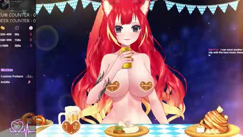 Snapshot of lewdfoxy_vt chatting on September 20, 1:23 pm Kira online show from September 20, 1:23 pm