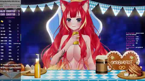 Snapshot of lewdfoxy_vt chatting on October 3, 2:03 pm Kira online show from October 3, 2:03 pm