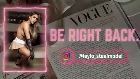 Snapshot of leyla_steel chatting on November 2, 9:06 pm INSTA leylasteel model online show from November 2, 9:06 pm