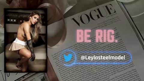 Snapshot of leyla_steel chatting on April 27, 11:52 am INSTA leylasteel model online show from April 27, 11:52 am