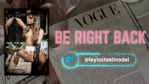 Snapshot of leyla_steel chatting on April 29, 1:26 pm INSTA leylasteel model online show from April 29, 1:26 pm
