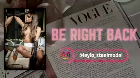 Snapshot of leyla_steel chatting on May 8, 12:32 pm INSTA leylasteel model online show from May 8, 12:32 pm