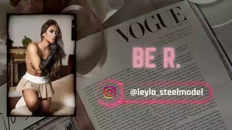 Snapshot of leyla_steel chatting on May 24, 3:39 pm INSTA leylasteel model online show from May 24, 3:39 pm
