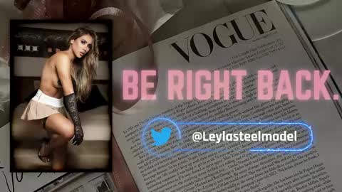 Snapshot of leyla_steel chatting on May 27, 11:40 am INSTA leylasteel model online show from May 27, 11:40 am