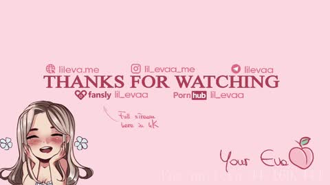 Snapshot of lil_eva chatting on February 11, 7:48 pm All my link in bio  sign up to support me        online show from February 11, 7:48 pm