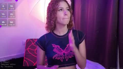 Snapshot of liliwatsonj chatting on October 13, 4:12 am 3 Ig Lilisxo1 online show from October 13, 4:12 am