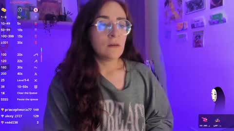 Snapshot of linda_giggle chatting on June 11, 12:54 am Giggles online show from June 11, 12:54 am
