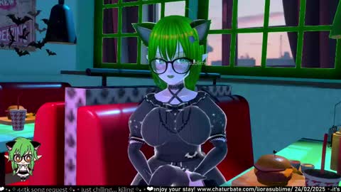 Snapshot of liorasublime chatting on February 26, 1:53 am im Liora uwu online show from February 26, 1:53 am