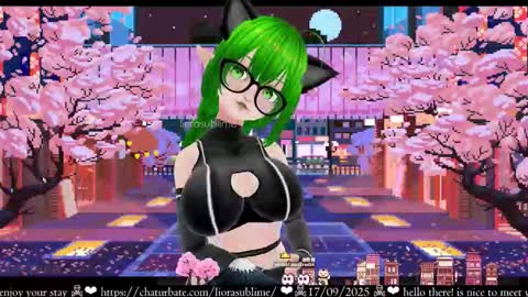 Snapshot of liorasublime chatting on September 18, 6:37 am im Liora uwu online show from September 18, 6:37 am