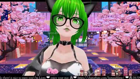 Snapshot of liorasublime chatting on September 19, 3:08 am im Liora uwu online show from September 19, 3:08 am