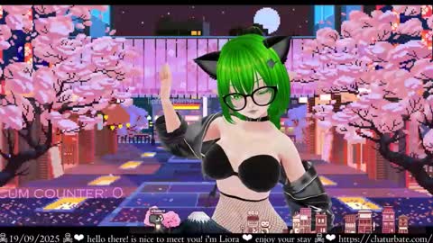 Snapshot of liorasublime chatting on September 20, 2:56 am im Liora uwu online show from September 20, 2:56 am