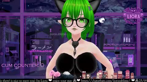 Snapshot of liorasublime chatting on September 26, 12:14 am im Liora uwu online show from September 26, 12:14 am