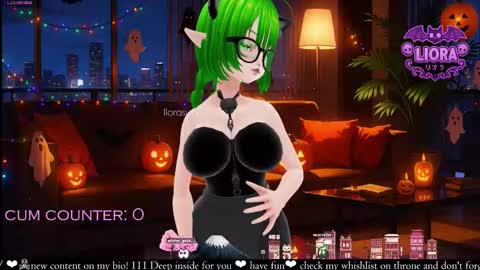 Snapshot of liorasublime chatting on October 5, 12:53 am im Liora uwu online show from October 5, 12:53 am