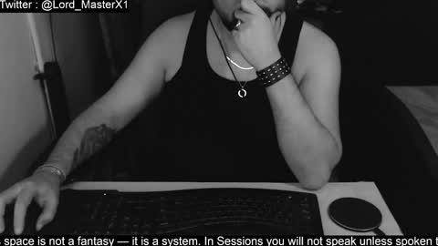 lord_masterx online show from April 13, 9:20 pm