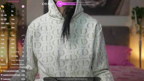 Snapshot of lorettelorenaa chatting on January 9, 8:01 pm LoretteLorena online show from January 9, 8:01 pm