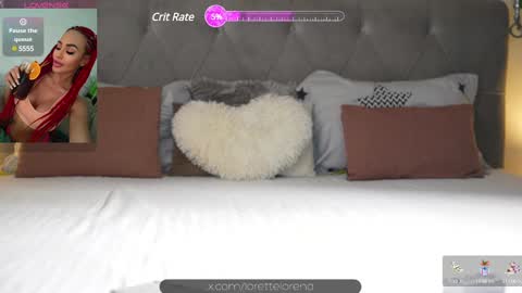 Snapshot of lorettelorenaa chatting on February 23, 8:11 pm LoretteLorena online show from February 23, 8:11 pm