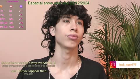 Snapshot of lucke_noor chatting on December 18, 8:03 pm Noor online show from December 18, 8:03 pm