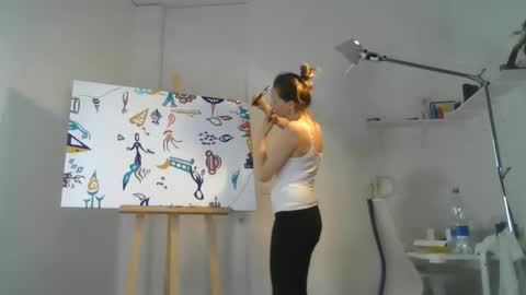 Snapshot of lusisart chatting on March 25, 9:10 pm Lusisart online show from March 25, 9:10 pm
