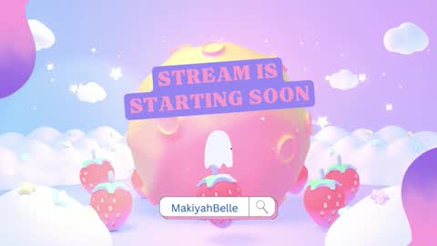 MakiyahBelle online show from March 23, 5:55 am