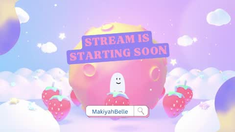 MakiyahBelle online show from April 22, 11:01 am