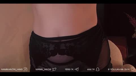 Snapshot of mamiemeow chatting on July 22, 5:21 am Your Miss Alice online show from July 22, 5:21 am