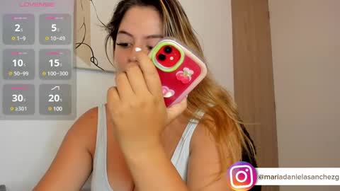 Snapshot of mariadanielasanchez chatting on February 7, 9:15 pm mariadanielasanchez online show from February 7, 9:15 pm