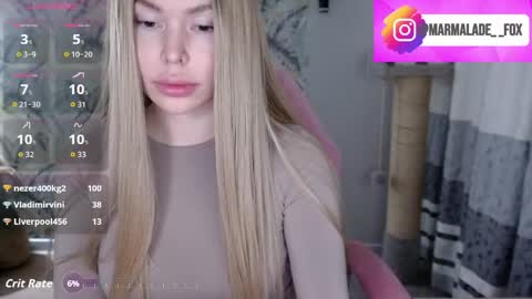 Marmalade Fox online show from March 21, 5:05 pm