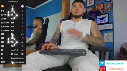 matteosantino online show from February 7, 9:15 pm