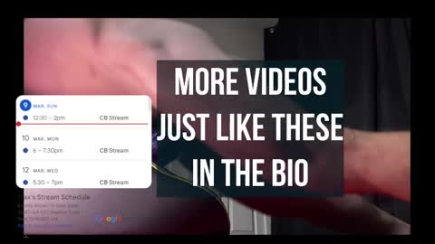 Maximus7871 online show from March 9, 6:00 pm