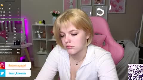 Snapshot of maya_blonde18 chatting on March 12, 4:19 am Maya online show from March 12, 4:19 am