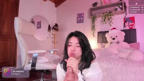 Snapshot of melanie_owo chatting on December 10, 4:17 pm Melanie online show from December 10, 4:17 pm