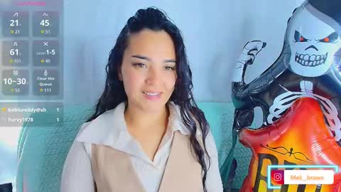 Snapshot of meli__brown chatting on October 24, 3:14 am Independent model online show from October 24, 3:14 am