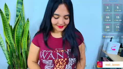 Snapshot of meli__brown chatting on May 9, 12:16 am Independent model online show from May 9, 12:16 am