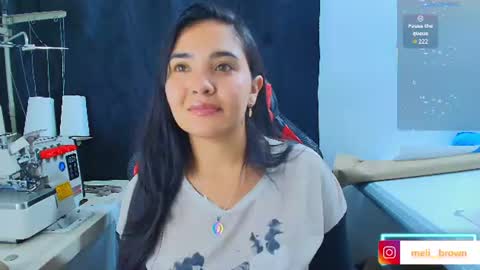 Snapshot of meli__brown chatting on June 18, 11:53 pm Independent model online show from June 18, 11:53 pm