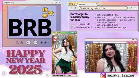 Snapshot of meraki_fraise chatting on January 3, 9:47 pm online show from January 3, 9:47 pm